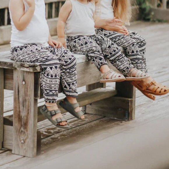 Buddha Pants Kids Unisex Boho Hippie Harem Pants Black - Picture 3 of 4